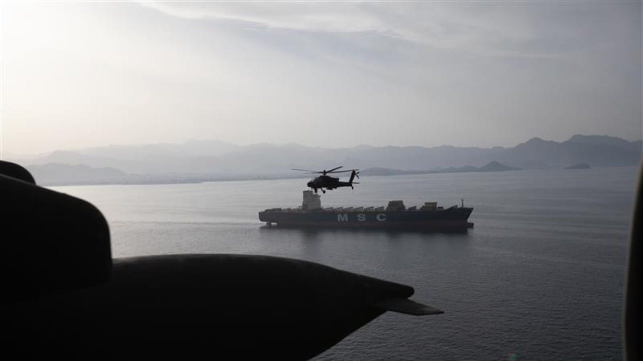 霍尔木兹海峡海域局势图